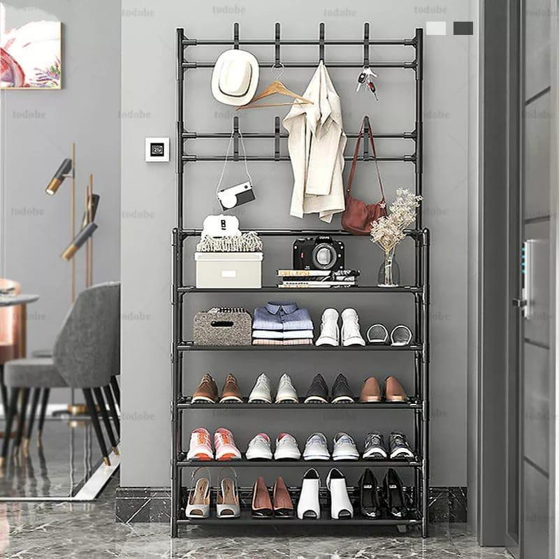Organizador de zapatos y abrigo